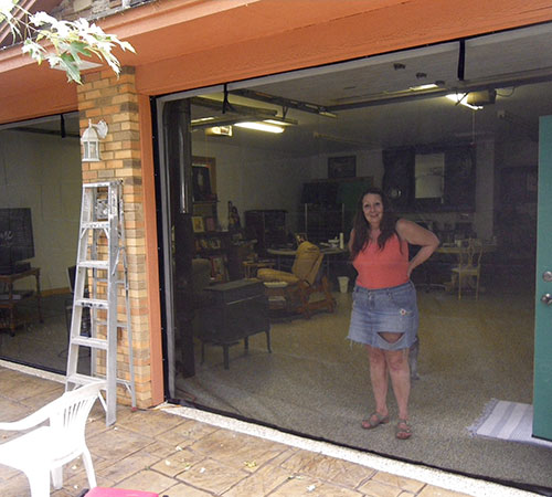 Double Porch Panel Screen
